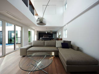 TERAJIMA ARCHITECTS／テラジマアーキテクツ Modern living room