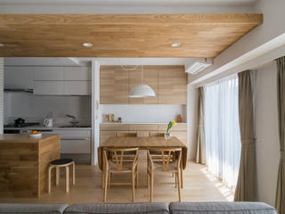 プレシニアの悠々くらし, 株式会社エキップ 株式会社エキップ Eclectic style dining room Wood Wood effect