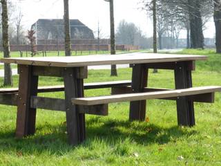 Azobé Tuintafels, Signed by Stephen Signed by Stephen Rustic style garden Wood Wood effect