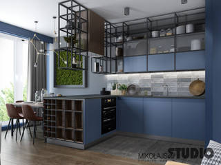 Industrialne Zabłocie , MIKOŁAJSKAstudio MIKOŁAJSKAstudio Industrial style kitchen