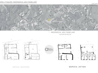 Projeto de Reabilitação de uma Moradia Unifamiliar "DezDez", a.felixarquitectura a.felixarquitectura Villas