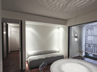 Tiny house at sea side, ibedi laboratorio di architettura ibedi laboratorio di architettura Living room Marble White