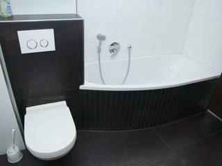 Kundenbad in Wadgassen, BOOR Bäder, Fliesen, Sanitär BOOR Bäder, Fliesen, Sanitär Modern style bathrooms Tiles