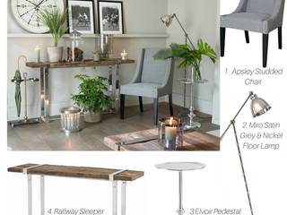 GET THE LOOK, Style Our Home Ltd Style Our Home Ltd Nowoczesny korytarz, przedpokój i schody