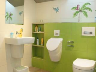 Kundenbad in Lauterbach, BOOR Bäder, Fliesen, Sanitär BOOR Bäder, Fliesen, Sanitär Eclectic style bathrooms Tiles