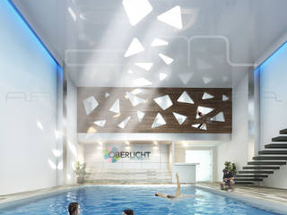 ESCUELA DE NATACION OBERLICHT, RM ARQUITECTURA RM ARQUITECTURA Hồ bơi phong cách hiện đại Bê tông