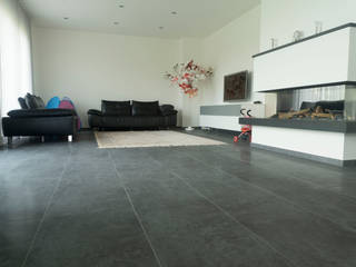 Bodenbelag in Homburg, BOOR Bäder, Fliesen, Sanitär BOOR Bäder, Fliesen, Sanitär Modern living room Tiles