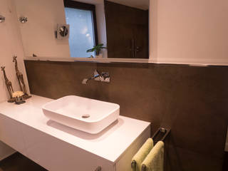 Kundenbad in Quierschied, BOOR Bäder, Fliesen, Sanitär BOOR Bäder, Fliesen, Sanitär Rustic style bathrooms Tiles