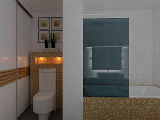 Ванная комната, Diveev_studio#ZI Diveev_studio#ZI Ванная в средиземноморском стиле