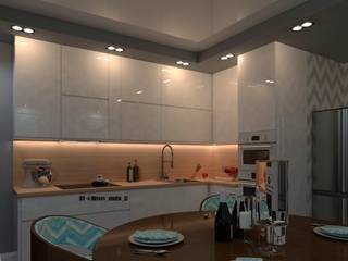 Кухня, Diveev_studio#ZI Diveev_studio#ZI Кухни в эклектичном стиле