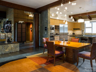 Rumor Design | Graystone Canyon | Steamboat Springs, CO, Chibi Moku Architectural Films Chibi Moku Architectural Films Modern dining room Engineered Wood Brown