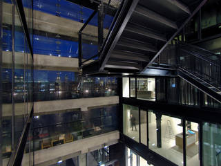 Jobsveem, Mei architects and planners Mei architects and planners Industrial style corridor, hallway and stairs