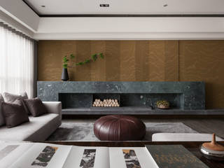 雙水灣, 域見室所設計 MIEMASU INTERIOR DESIGN 域見室所設計 MIEMASU INTERIOR DESIGN Asian style living room