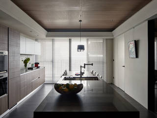 林口楊宅, 域見室所設計 MIEMASU INTERIOR DESIGN 域見室所設計 MIEMASU INTERIOR DESIGN Cocinas modernas