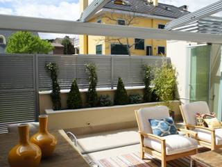 homify Balcones y terrazas de estilo moderno techo móvil,cerramientos madrid