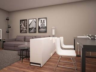Un mix di moderno e scandinavo , interiorbe SRL interiorbe SRL Modern living room