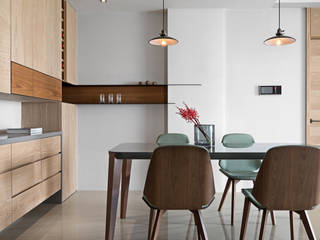 賀澤室內設計 HOZO_interior_design homify Eclectic style dining room