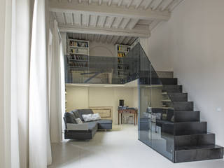 Casa Giulia e Gianni, Luca Doveri Architetto - Studio di Architettura Luca Doveri Architetto - Studio di Architettura Livings de estilo minimalista