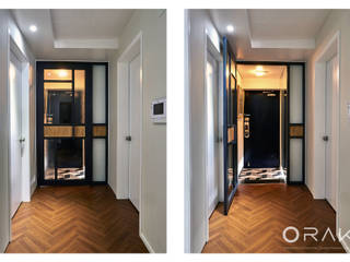 사당동 우성아파트 2차 / 35평형 아파트 인테리어, 오락디자인 오락디자인 Modern corridor, hallway & stairs