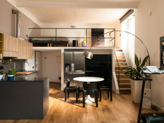 Loft nel cuore di Milano, Easy Relooking Easy Relooking Industrial style kitchen