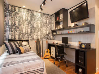 Eclectic style bedroom by Espaço Alessandra Luz Casa & Jardim Eclectic