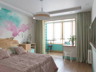 Акварель, Artcrafts Artcrafts Tropische Schlafzimmer