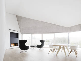E20_House, steimle architekten steimle architekten Minimalist living room