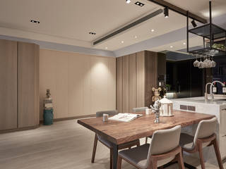私宅-玩味, 思為設計 SW Design 思為設計 SW Design Mediterranean style dining room