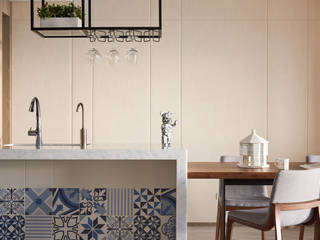 私宅-玩味, 思為設計 SW Design 思為設計 SW Design Mediterranean style dining room