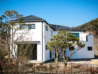 전주 단독주택, 인우건축사사무소 인우건축사사무소 Casas estilo moderno: ideas, arquitectura e imágenes Concreto reforzado