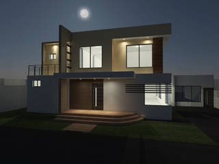 Casa Axtotlán, URBVEL Constructora e Inmobiliaria URBVEL Constructora e Inmobiliaria Minimalist houses