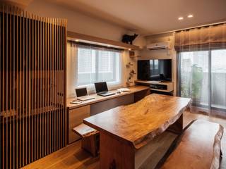 House in Toyosu, 株式会社seki.design 株式会社seki.design Modern living room