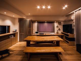 House in Toyosu, 株式会社seki.design 株式会社seki.design Living room