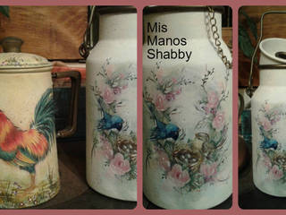 Trabajos en decoupage, MIS MANOS SHABBY MIS MANOS SHABBY Otros espacios Metal