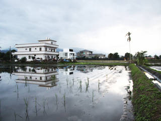 宜蘭三星農舍, 賴人碩建築師事務所 賴人碩建築師事務所 Casas modernas Concreto