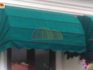 Canopy Kain Markis, Putra Canopy Putra Canopy Balkon, Beranda & Teras Klasik Tekstil Green