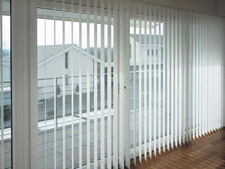 Vertical Blind, Putra Canopy Putra Canopy Modern Windows and Doors Synthetic White