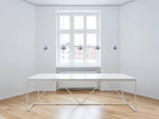 Stół do jadalni TABE, Nuxx Nuxx Minimalist dining room Iron/Steel