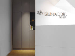 Senacor Office VIE, INpuls interior design & architecture INpuls interior design & architecture Commercial spaces MDF