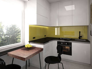 Kuchnia YELLOW, KRY_ KRY_ Modern style kitchen