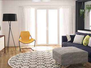 Let there be light, how to receive great design online!, Pillar Pillar Scandinavian style living room Wood Wood effect