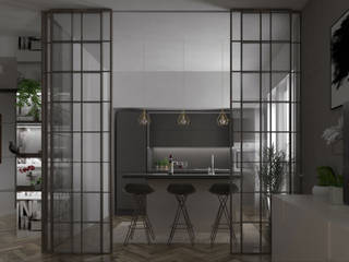 Tips for furnishing an apartment of the early '900s in a modern style, Pillar Pillar Salones de estilo moderno