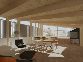 New Terrace_GOB, Francesco Danieli Architetto Francesco Danieli Architetto Moderner Balkon, Veranda & Terrasse