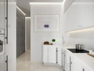 ЖК Митино Парк, Flatsdesign Flatsdesign Kitchen