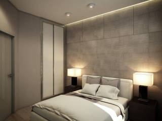 Октябрьское поле, Flatsdesign Flatsdesign Modern style bedroom