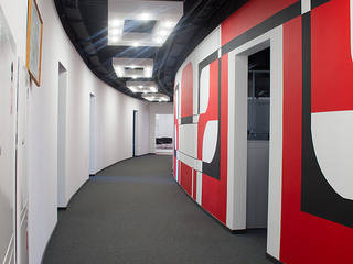 Ogilvy, Flatsdesign Flatsdesign Modern Corridor, Hallway and Staircase