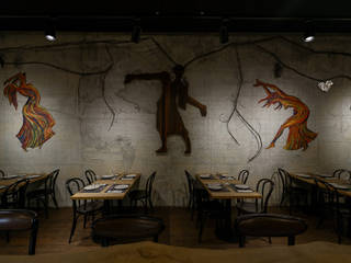 Wine District Espaços de restauração industriais por ARQ TAILOR`S Industrial