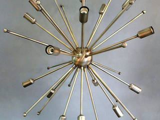 Sputnik, Lamparas Molonas Lamparas Molonas Ruang Keluarga Gaya Industrial Besi/Baja