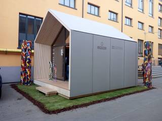 Microarch Smarthome | #fuorisalone Milano, MODOM srl MODOM srl Scandinavian style houses Wood