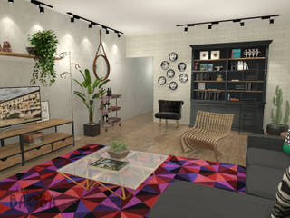 Apartment in Rotterdam, Studio Baoba Studio Baoba Eclectic style living room